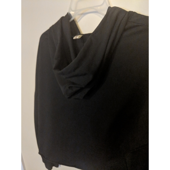 Cropped Sunflower Black Hoodie - Picture 3 of 7